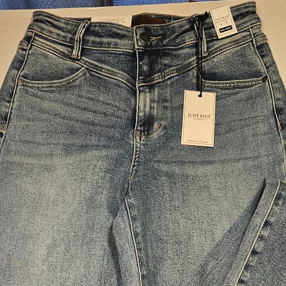 Judy Blue Jeans, High Waist,Retro Wide, Size 5/27 - Picture 1 of 13